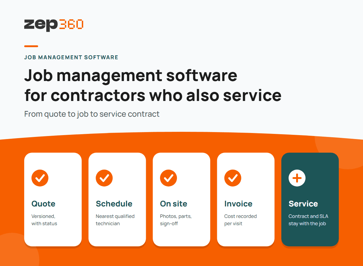 Job Management Software for Service Contractors