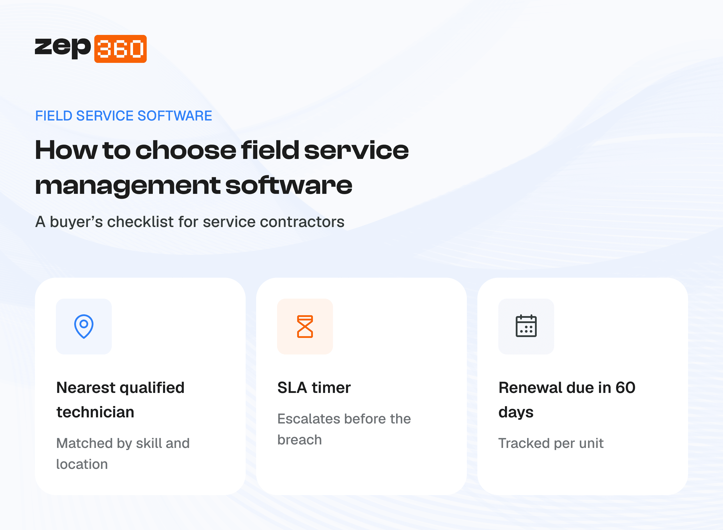 How to Choose Field Service Software: A Buyer's Guide