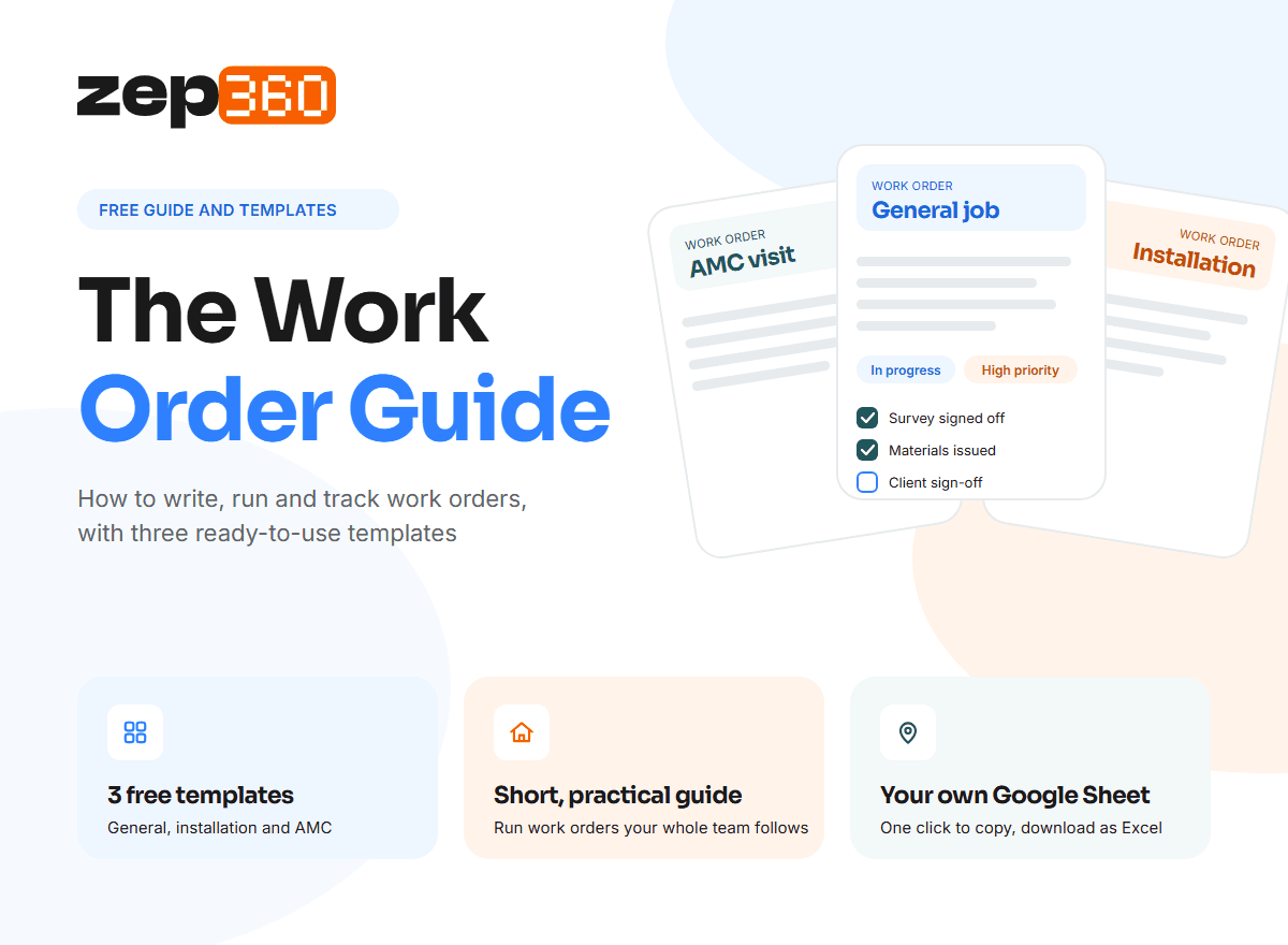 Free Work Order Template (Excel and Google Sheets)
